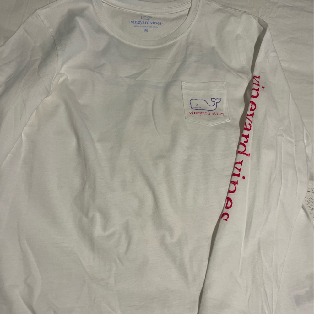 New WOT vinyard vines long sleeve tshirt 100% cotton